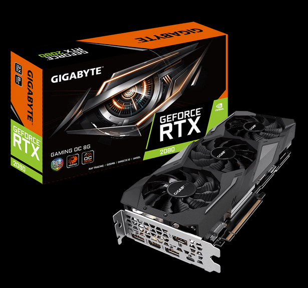 GIGABYTE nVIDIA Geforce RTX 2080 GV-N2080GAMING OC-8GC 8192MB