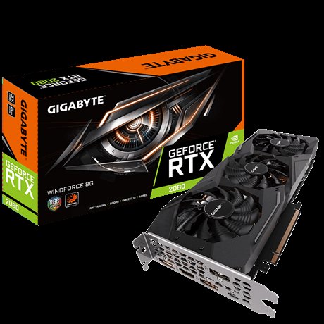 GIGABYTE nVIDIA Geforce RTX 2080 GV-N2080WF3-8GC 8192MB DDR6+ TV ...